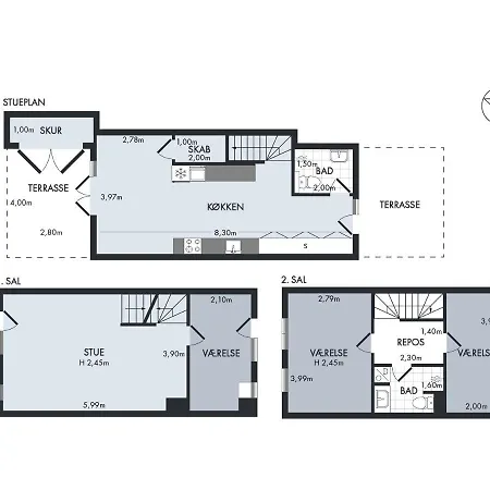 Apartman Sanders Field's - Chic Three-bedroom Townhouse With Private Terrace